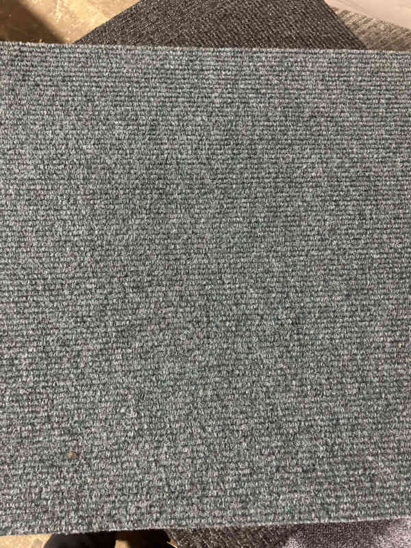 New job 40 lot green tiles Used Carpet Tiles FREE collection